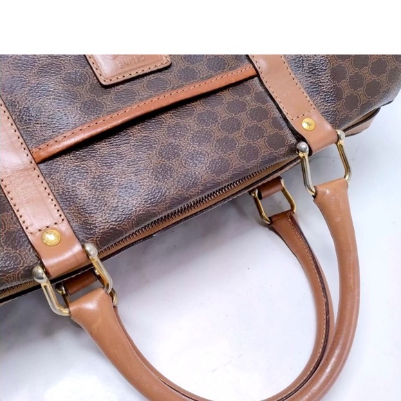 CELINE BOSTON LEATHER CANVAS EXCELLENT CONDITION - Picture 5 of 8